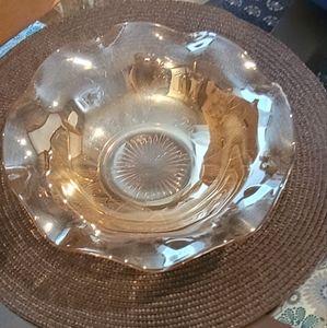 Antique carnival glass